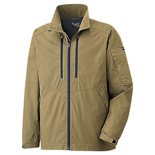 Clothing Accessories (Caps, Ties, Belts) - ミドリ安全 帯電防止JIS ベルデクセルフレックス 男女共用ジャンパー VE720上 サンドベージュ M 1着(VE720-UE-M) 目安在庫=○