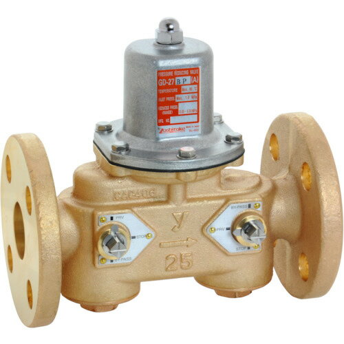 Rakuten - ヨシタケ バイパス付水用減圧弁 二次側圧力(A) 25A 1台(GD-27BP-A-25A) 目安在庫=○