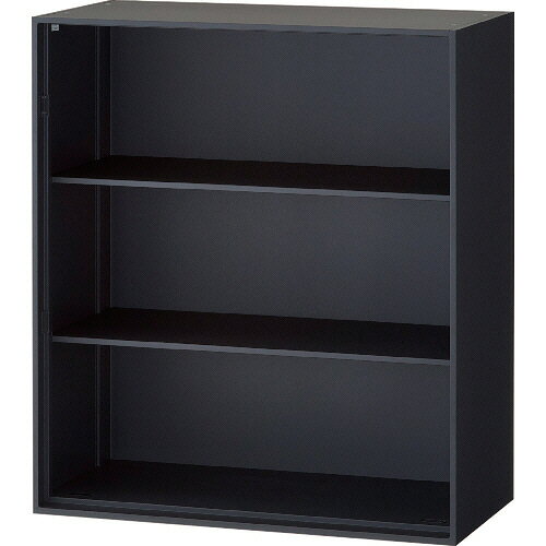 Rakuten - TRUSCO 壁面書庫 Calmatioオープン型 上下兼用 W900×D450×H1030mm サテンブラック 1台(TCLO-BK-11) 目安在庫=○