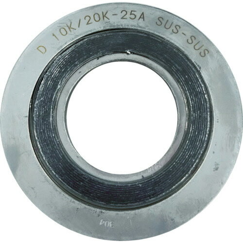 ダイコー グラファイト系渦巻き型ガスケット内外輪SUS 1枚(D1000-10K-65A-4.5T-S) 目安在庫=○