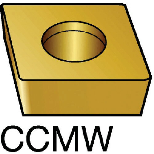 Rakuten - サンドビック コロターン107 旋削用ダイヤモンドポジ・チップ CD10 1個(CCMW 09 T3 04FP-CD10) 目安在庫=○