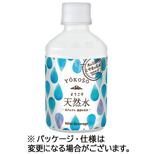 Nビバレッジ ようこそ(YOKOSO) 天然水 280mL ペットボトル 1セット(48本:24本×2ケース)(4535582001351 x48) 目安在庫=○
