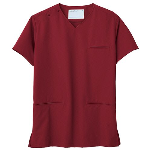 Clothing Accessories (Caps, Ties, Belts) - ミドリ安全 メディカル ベルデクセル セットアップスクラブ VEM6005上 レッドブラウン 5L 1着(VEM6005-UE-5L) 目安在庫=○