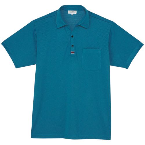 Rakuten - トンボ ニットシャツ モイステックスドットニット インクブルー Sサイズ 1着(CR214-76-S) 目安在庫=○