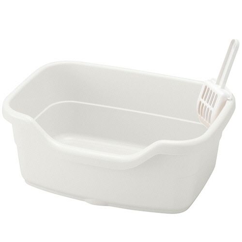 リッチェル ラプレ ネコトイレ深型 40 ホワイト 1個(566711) 目安在庫=○