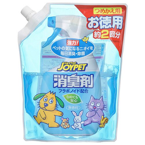 アース・ペット JOYPET 液体消臭剤 つめかえ用 お徳用 650ml 1パック(002432) 目安在庫=○