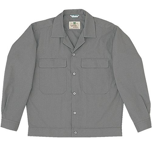Clothing Accessories (Caps, Ties, Belts) - ミドリ安全 混紡 男性用 長袖ジャンパー MS6001上 グレー S 1着(MS6001-UE-S) 目安在庫=○