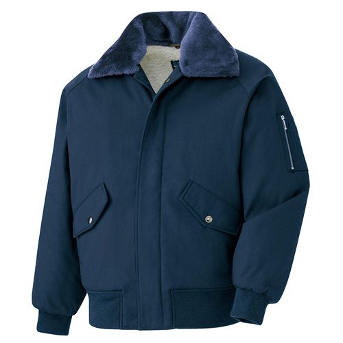 Rakuten - ミドリ安全 防寒作業服 パイロットジャンパー PJ07 上 ネイビー 3L 1着(PJ07-UE-3L) 目安在庫=○
