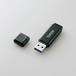 エレコム ELECOM USBフラッシュ HSU 32GB USB3.0 ブラック MF-HSU3A32GBK メーカー在庫品[メール便対象商品]