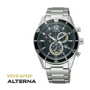 シチズン CITIZEN オルタナ ALTERNA エコ・ドライブ クロノグラフ VO10-6742F メンズ 腕時計