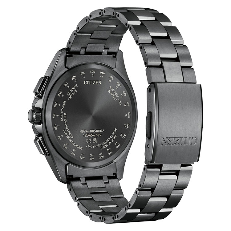 シチズン CITIZEN アテッサ ATTESA エコ・ドライブ 電波時計 月齢自動計算 ルナプログラム ムーンフェイズ メンズ 腕時計 BY1006-62E