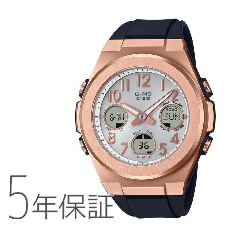 Baby-G ベビーG G-MS ジーミス 電波ソーラー ピンクゴールド ブラック MSG-W610G-1AJF CASIO カシオ 腕時計 レディース