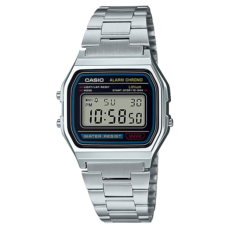 【2000円オフクーポン&ポイント最大46倍!16日1:59迄】カシオコレクション スタンダードカシオ CASIO デジタルウォッチ メタルバンド 腕時計 A158WA-1JH