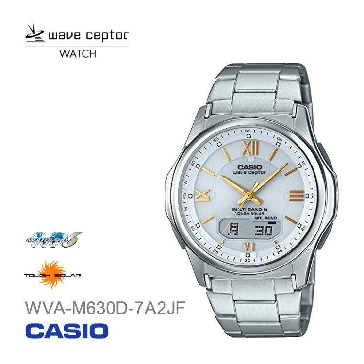 ウェーブ カシオ CASIO ウェーブセプター タフソ－ラー ソーラー電波時計 腕時計 WVA-M630D-7A2JF