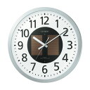 CITIZEN リズム時計 電波時計 掛け時計 ソーラー電源電波掛時計 4MY815-019