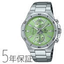 エディフィス EDIFICE クロノグラフ ブルー 緑 八角形 オクタゴン EFV-640DJ-3AJF CASIO カシオ 腕時計 メンズ
