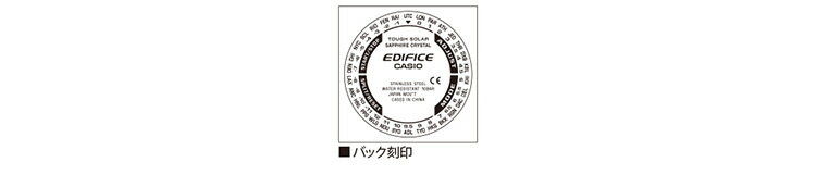 エディフィス EDIFICE EQW-T660DB-1BJF カシオ CASIO 電波ソーラー 革バンド バイカラー ブラック レッド 赤 黒 腕時計 メンズ