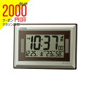 【2,000オフクーポン配布中!お買い物マラソン11日1:59迄】シチズン CITIZEN リズム時計 8RZ182-019 電波ソーラー時計 掛け置き兼用 デ...