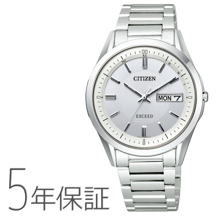シチズン エクシード 腕時計（メンズ） シチズン エクシード EXCEED 電波時計 エコ・ドライブ メンズ AT6030-60A 腕時計