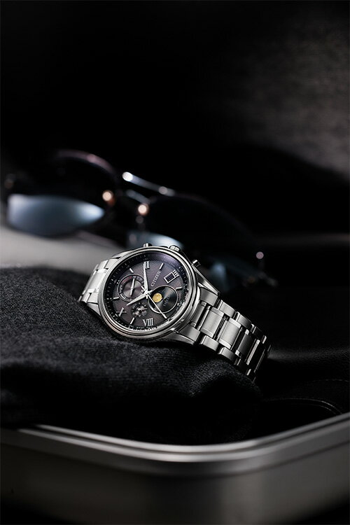 エクシード EXCEED ルナプログラム 月齢表示 月暈 電波ソーラー ペアモデル BY1020-61E CITIZEN シチズン 腕時計 メンズ 国内正規品 お取り寄せ