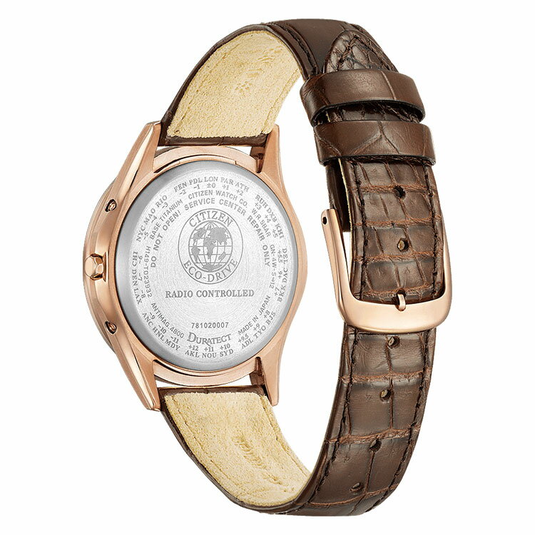 エクシード EXCEED CB1112-07W シチズン CITIZEN ソーラー電波 クロコダイル ワニ...