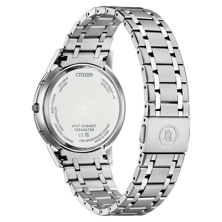 エクシード EXCEED エコドライブ電波時計 世界最薄 チタンバンド 日本製 ホワイト CB1140-61D CITIZEN シチズン 腕時計 メンズ お取り寄せ