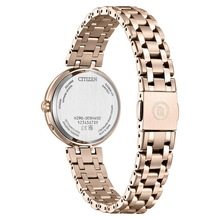 エクシード EXCEED 太陽と月 エコ・ドライブ電波時計 サン＆ムーン ダイヤモンド ピンクゴールド EE1026-71D CITIZEN シチズン 腕時計 レディース お取り寄せ