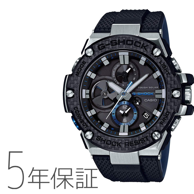 G-SHOCK Gショック GST-B100XA-1AJF カシオ CASIO G-STEEL Gスチール クロノグラフ スマホ連携機能 黒 ブラック 腕時計 メンズ