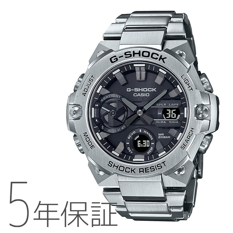  CASIO G-SHOCK Gå G-STEEL ե顼 Bluetooth ӻ  GST-B400D-1AJF