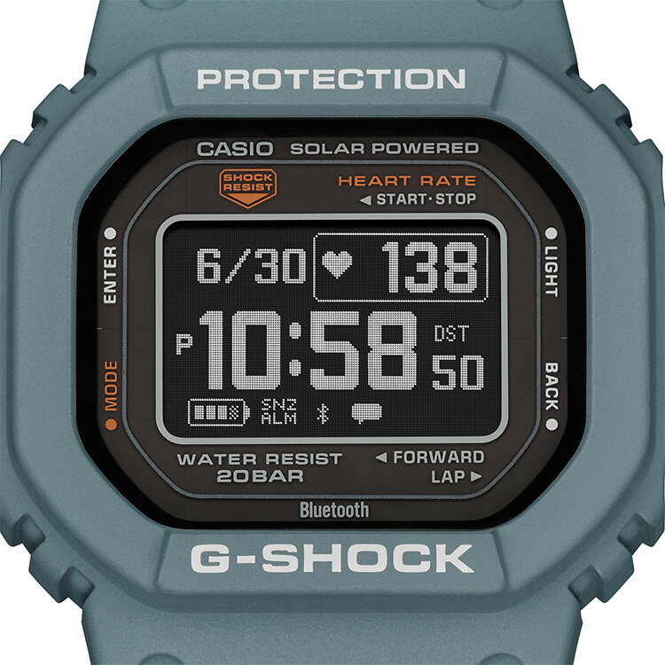 G-SHOCK Gショック G-SQUAD スポーツ スマホ連動 デジタル ブルーグレー DW-H5600-2JR CASIO カシオ 腕時計 メンズ
