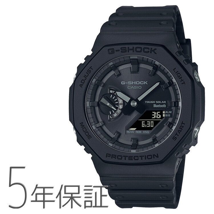 G-SHOCK Gショック 八角形 スマホリンク タフソーラー オールブラック GA-B2100-1A1JF CASIO カシオ 腕時計 メンズ