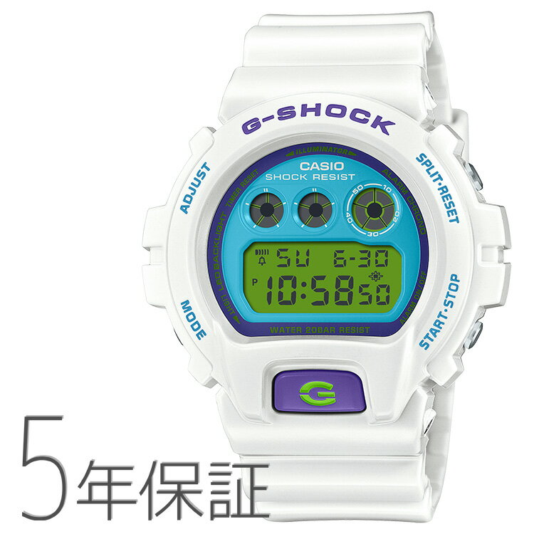 G-SHOCK gショック CRAZY COLORS 2024 クレイジーカラーズ ホワイト パープル DW-6900RCS-7JF CASIO カシオ 腕時計 メンズ