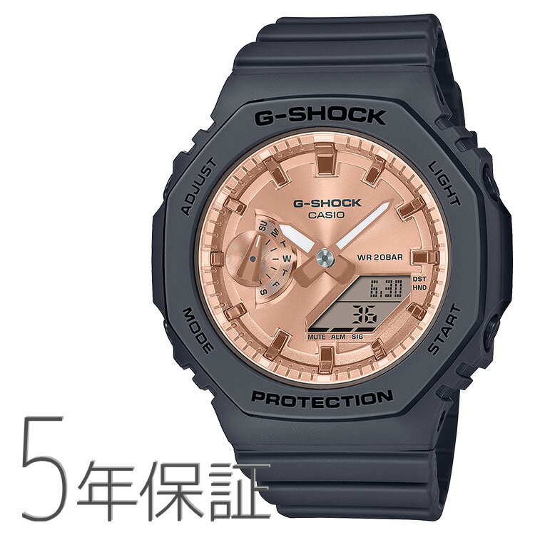 カシオ G-SHOCK 腕時計（レディース） G-SHOCK Gショック WOMEN オクタゴン アナデジ ピンクゴールド ブラック GMA-S2100MD-1AJF CASIO カシオ 腕時計 レディース