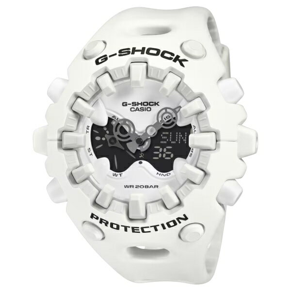 乐天商城 - 国内正規品 CASIO G-SHOCK カシオ Gショック アナデジ ショックレジスト 20気圧防水 メンズ腕時計 GA-V01-7AJF