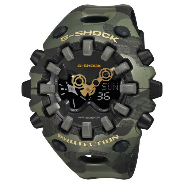 樂天商城 - 国内正規品 CASIO G-SHOCK カシオ Gショック BOLD CAMO SERIES アナデジ ショックレジスト メンズ 腕時計 GA-V01CMG-3AJF