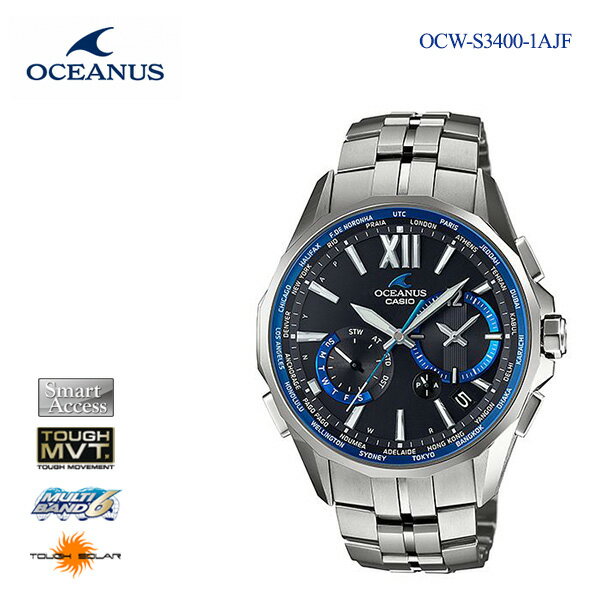  CASIO ʥ OCEANUS OCW-S3400-1AJF  ӻ