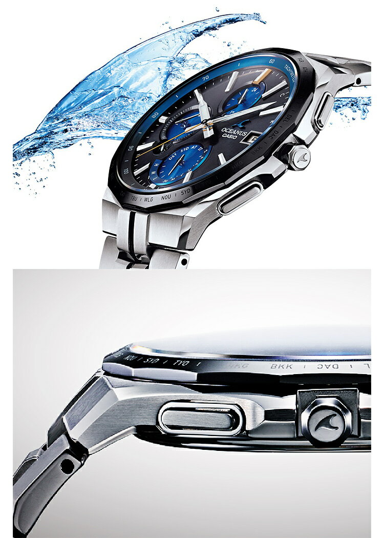オシアナス OCEANUS OCW-S5000E-1AJF CASIO カシオ Manta マンタ スマホ連携 山形モデル 最薄型 腕時計 メンズ