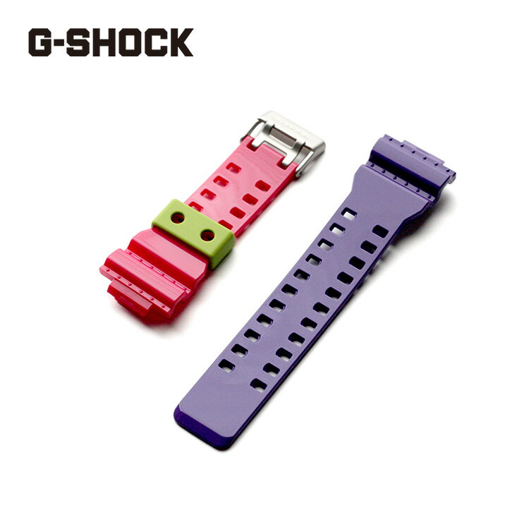 【2000円オフクーポン&ポイント最大46倍!27日1:59迄】G-SHOCK 純正 替えベルト カシオ CASIO GA-110F-2 対応 ウレタン ピンク・パープル 腕時計用 交換用ベルト 替えバンド gショック ジーショック 国内正規品 メーカー純正品 10355100