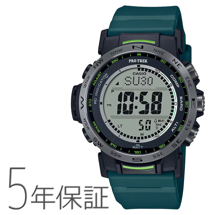 プロトレック PROTREK プロトレック Climber Line クライマーライン エコ素材 グリーン PRW-35Y-3JF CASIO カシオ 腕時計 メンズ