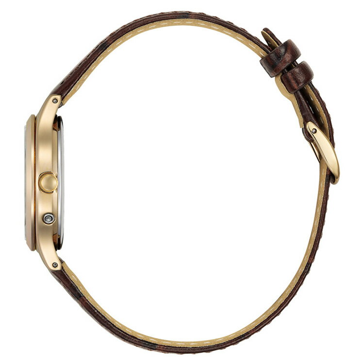 REGUNO レグノ ソーラーテック電波時計 革バンド ブラウン KS1-228-30 CITIZEN シ...