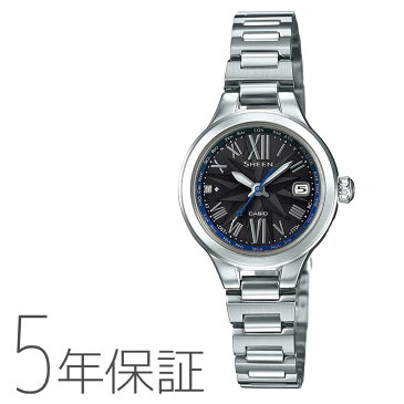 SHEEN sheen シーン SHW-1750D-1AJF カシオ CASIO 電波ソーラー ソーラー電波時計 ボヤージュシリーズ シルバー 黒 ブラック 青 ブルー 腕時計 レディース