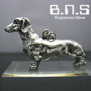 銀の犬　ダックスフントペンダント　シルバー925 Silver925(ネックレス、犬、ドッグ、Dog、Dachshund、ダックスフンド ミニチュアダッ..