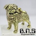 パグペンダント ブラス 真鍮 (ネックレス、犬、ドッグ、Dog、Pug、動物)