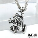 銀の蛙 ニホンアマガエルペンダントM シルバー925 Silver925 雨蛙 あまがえる カエル かえる 動物【neck-1482-P206TMH】