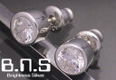 片方販売 シンプル5mmジルコニアCZピアス シルバー925