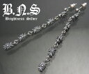 片方販売 ゴシッククロス 5リンク ロングピアス チェーンピアス シルバー925【svpias253-E36DMA】