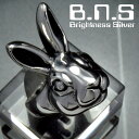 銀の兎の顔の指輪 ラビットヘッドリング シルバー925 銀 silver925 (ウサギリング うさぎ バニー rabbit bunny)【ring-731】【R108】