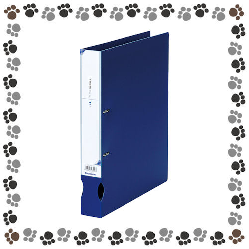 ビュートンジャパン　D−リングファイル　A4判タテ型ワイド（背幅43mm）　IDF-A4W-DB/ダークブルー【a20..