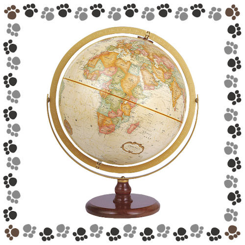 ◎渡辺教具製作所 リプルーグル 地球儀 ラ・グレンジ型(行政図) 31874【2920020】【お子様へのプレゼントに、贈り物に、ギフトに】