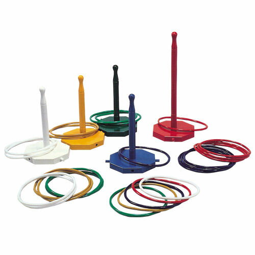 DLM トレーニング＆ゲーム「全身運動＆アクティビティー」輪投げ 連結式 50【m14127】